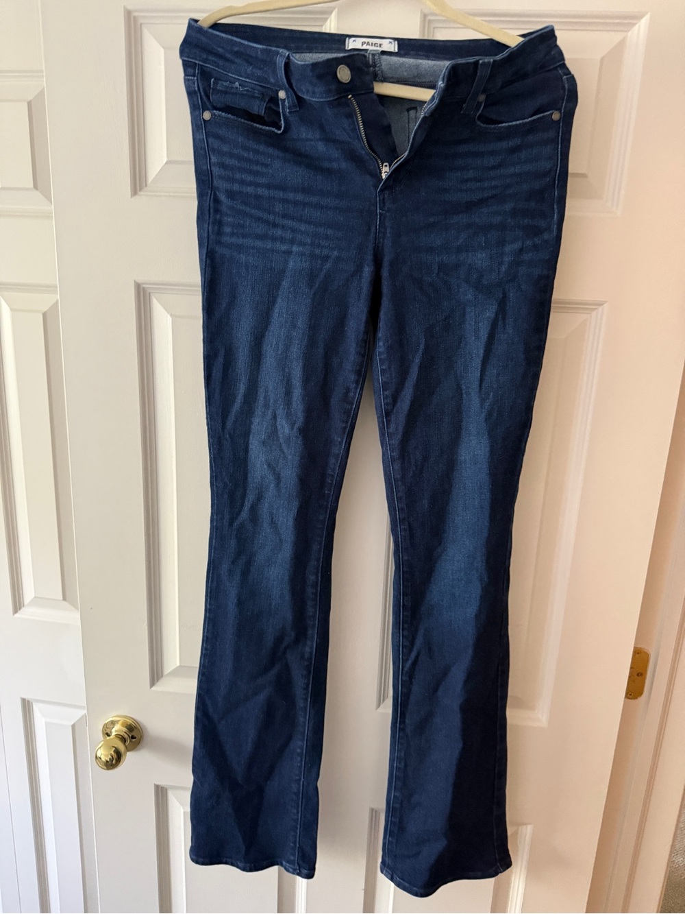 PAIGE Dark Blue Bootcut Jeans